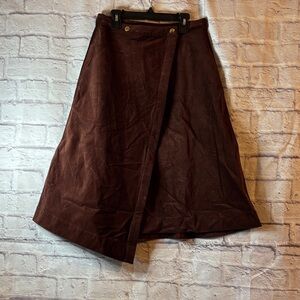 🔵”LIKE NEW” ACNE STUDIOS Chocolate Asymmetrical 
A-Line Skirt